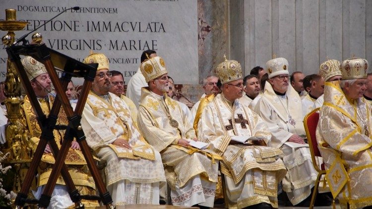 En San Pedro la Divina Liturgia en Rito Bizantino