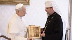 Leono XIV audiencija didžiajam arkivyskupui Sviatoslavui Ševčukui