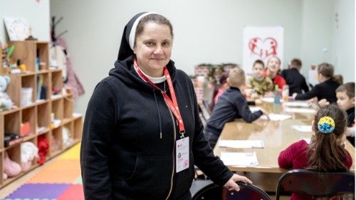 Sr. Gabriele coordinates the family assistance centre