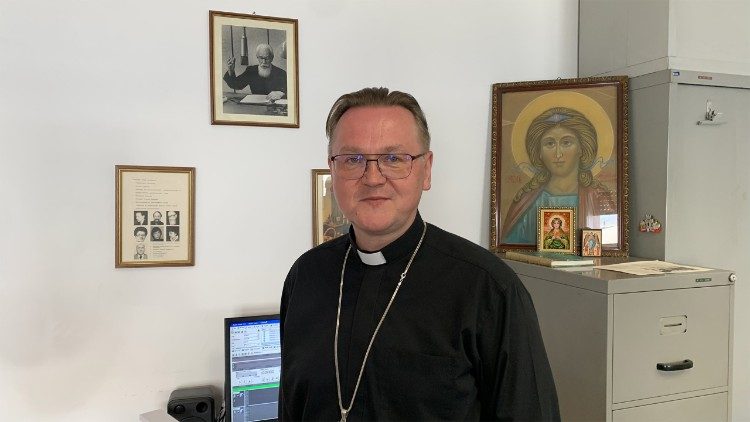 Monsignore Nikolaj Dubinin, vescovo ausiliare dell'arcidiocesi della Madre di Dio a Mosca