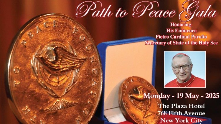 Cardinal Parolin received the Path to Peace Foundation Award in New York