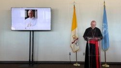 കർദ്ദിനാൾ പീയെത്രോ പരോളിൻ, വത്തിക്കാൻ സംസ്ഥാനകാര്യദർശി, ഐക്യരാഷ്ട്രസഭയിൽ