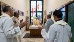 Pave Leo XIV fejrer messe i bispedikasteriets kapel