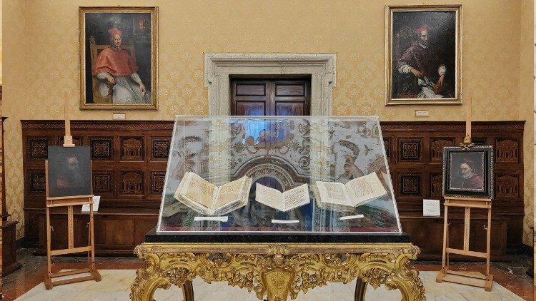 L'allestimento dell'esposizione Codex