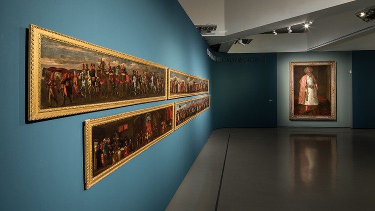 Allestimento della mostra "Barocco globale"