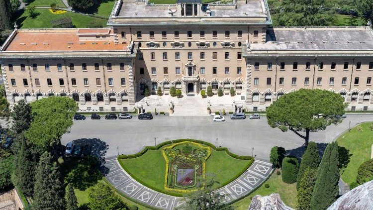 Floral coat of arms for Pope Leo XIV unveiled in Vatican Gardens