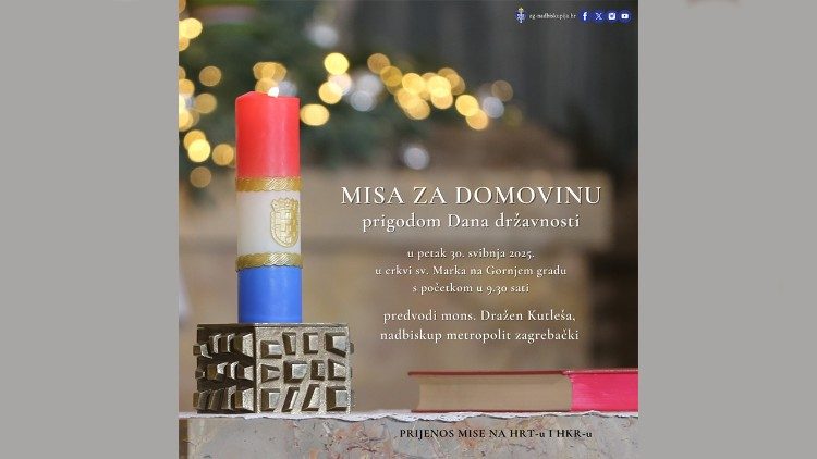 Nadbiskup Kutleša predvodi misno slavlje na Dan državnosti (Foto: TUZGN)