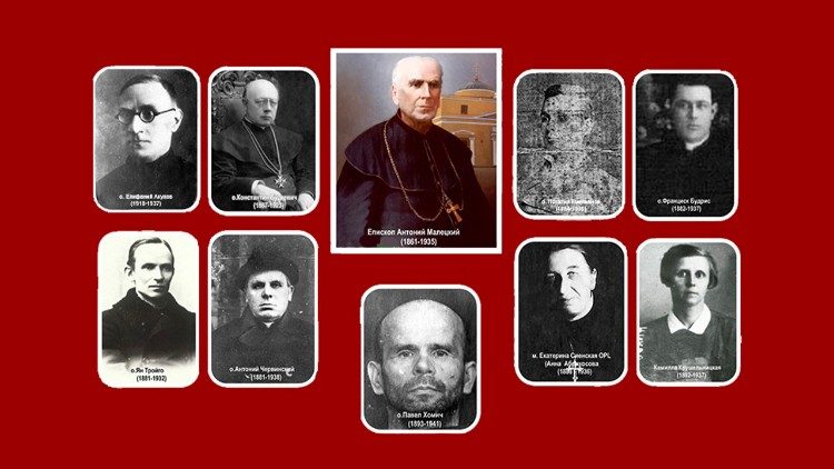 Кандыдаты да беатыфікацыі , якія жылі і працавалі на тэрыторыі сучаснай Расіі. (фота з сайта cathmos.ru)