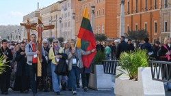 Lietuviai piligrimai Romoje 2025 03 03