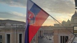 Pohľad z terasy Slovenského historického inštitútu v Ríme