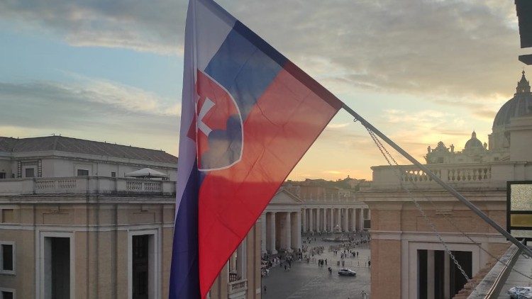 Pohľad z terasy Slovenského historického inštitútu v Ríme