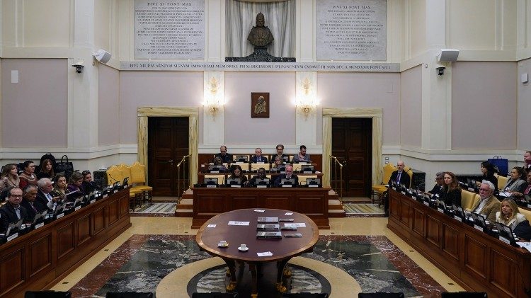 Die Arbeiten in der Casina Pio IV im Vatikan (Foto: Gabriella C. Marino/PASS)