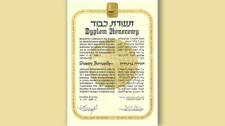 Dyplom - s. Bernarda Rozalia Sidełko (02.07.1987) 