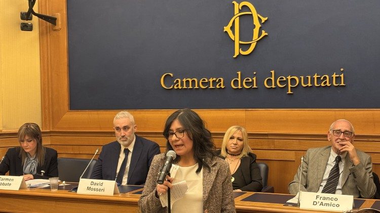 Una delle testimonianze durante il Convegno alla Camera 