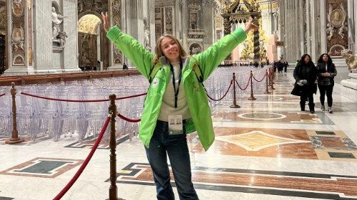 Христина, волонтерка Ювілею в Римі: ділитися тим, що переживаємо в Україні