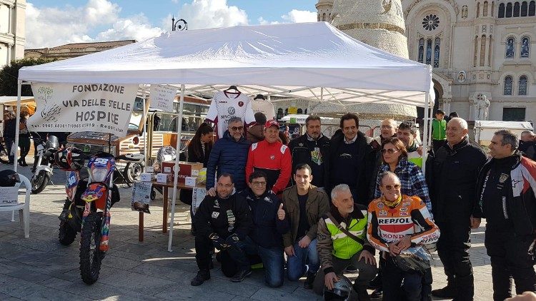 Il dottor Trapani Lombardo con l'Hospice Via delle Stelle