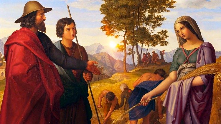 போவாசு, ரூத்து மற்றும் அவரது முறை உறவினர் 