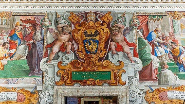 Gli affreschi nelle Sale Paoline