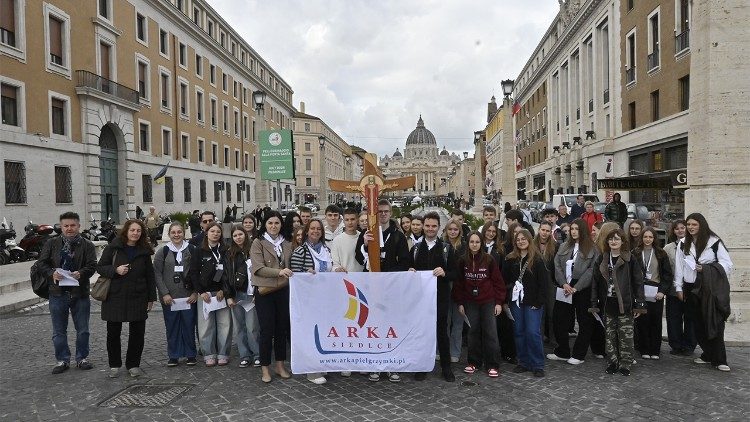 Grupa uczniów z Radzynia Podlaskiego