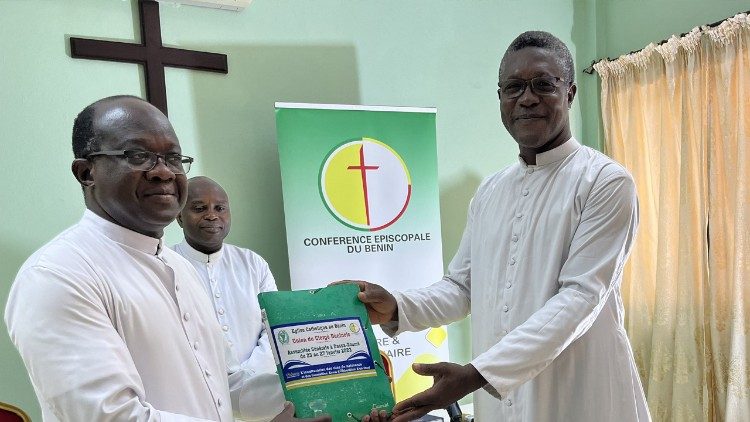 New and old leadership of the priestly associaiton this week.