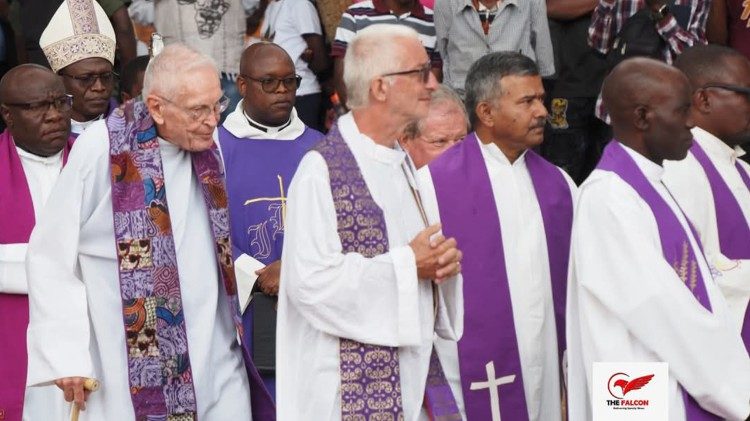 Some of the priests attending the Chikuni Mission event