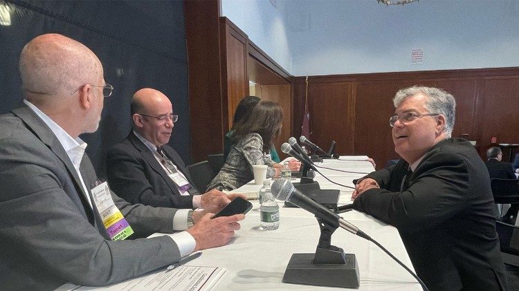 Michael P. Murphy, right, at the conference