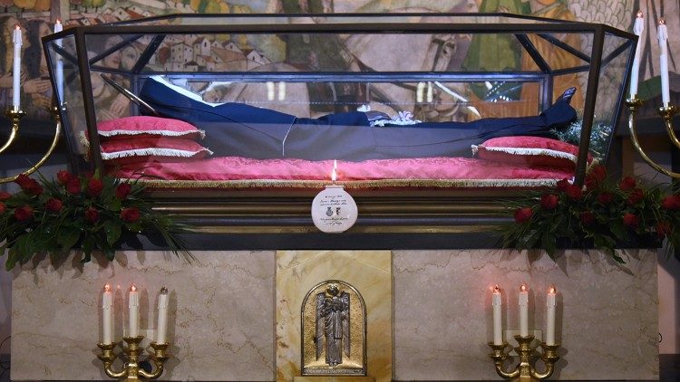 La relique de sainte Rita à Cascia