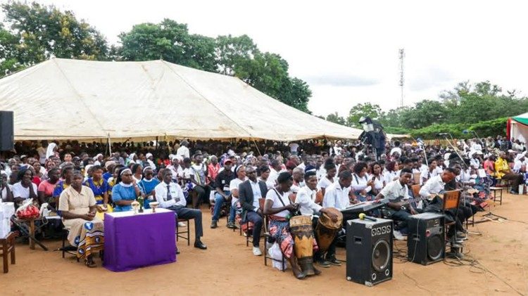 Part of the Catholic faithful at the Chikuni Mass