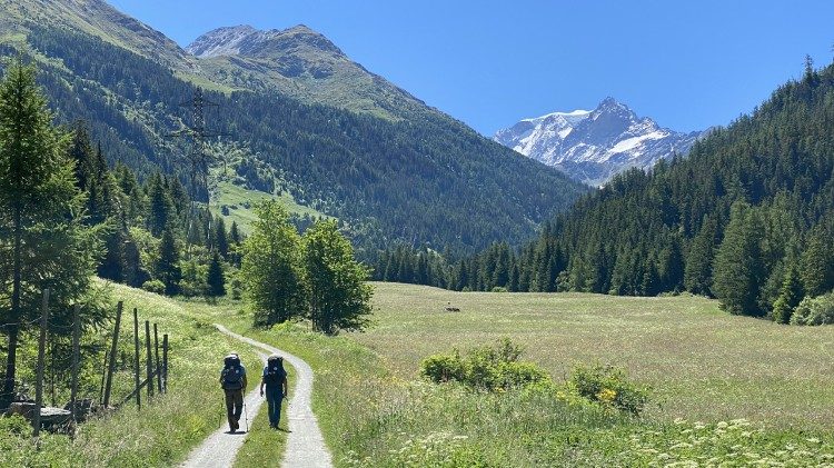 Anne-Laure et Anthony, en route vers Rome. 