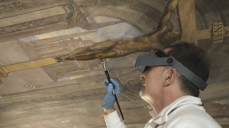 Il restauro della Sala di Costantino