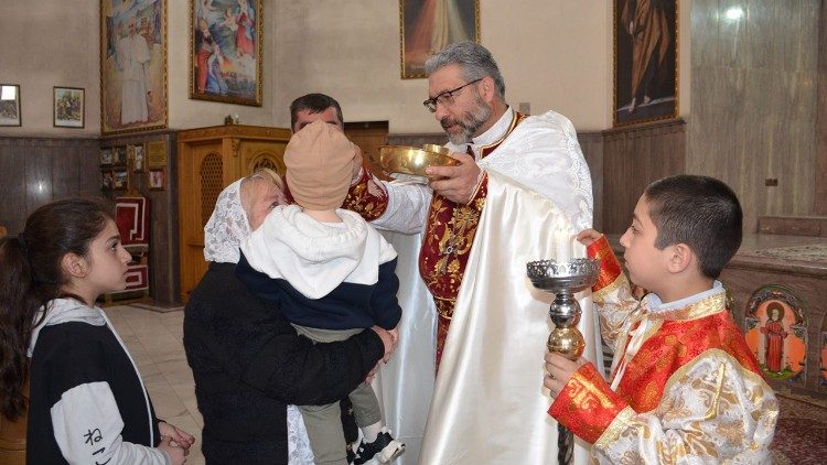 2025.03.26 Festa dell'Annunciazione nella Chiesa di Gyumri (Armenia)