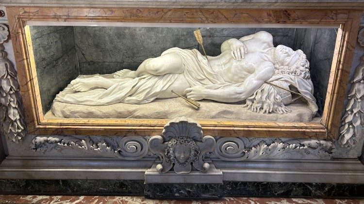 La statua di San Sebastiano di Giuseppe Giorgetti