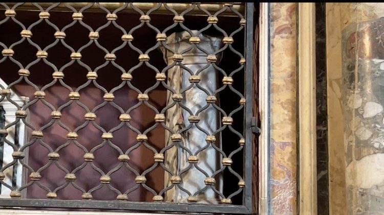 La colonna del martirio di San Sebastiano