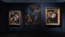 Allestimento della mostra “I Farnese nella Roma del Cinquecento. Origini e fortuna di una Collezione”