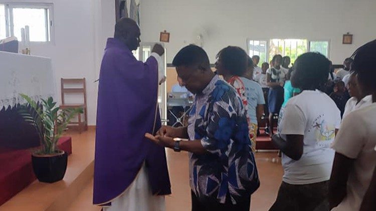 A celebração da Santa Missa, presidida por Dom João de Ceita Nazaré encerrou o encontro