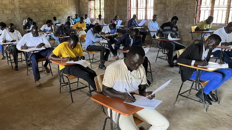 Die Studierenden in Rumbek