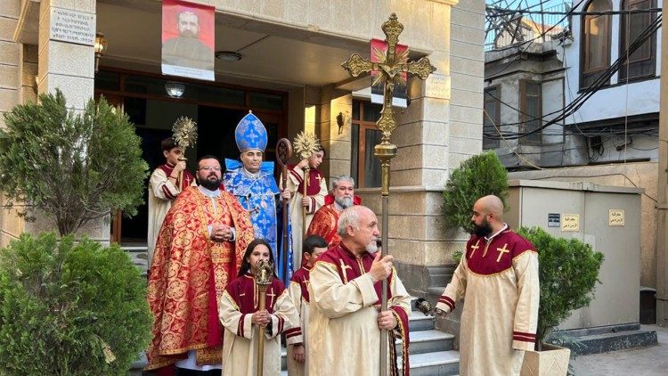 2025.11.01 Messa di ringraziamento per la canonizzazione di San Ignazio Maloyan a Damasco