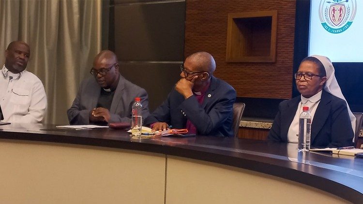 Durante o encontro G20 com os líderes religiosos