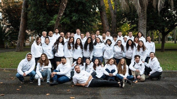 The young people who participated in the “Meaning Meets Us” gathering in November 2025