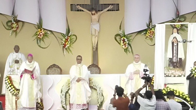 Un'immagine della Messa di beatificazione di madre Eliswa Vakayil, fondatrice del primo Terz’ordine dei carmelitani scalzi (Tocd) indigeno per le donne in India