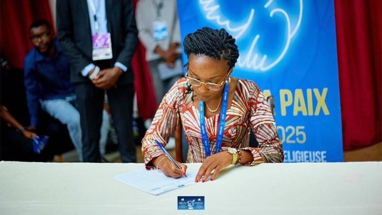 Aline Minani, représentante de Sant'Egidio Goma