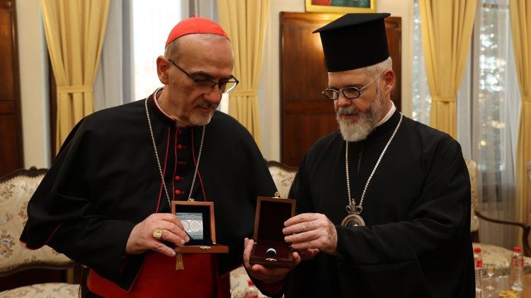 Кардинал Пицабала с митрополит Антоний