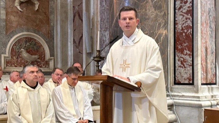 Ks. Marcin Zieliński wzywał, by każdego dnia każdy kładł cegiełki Królestwa Bożego