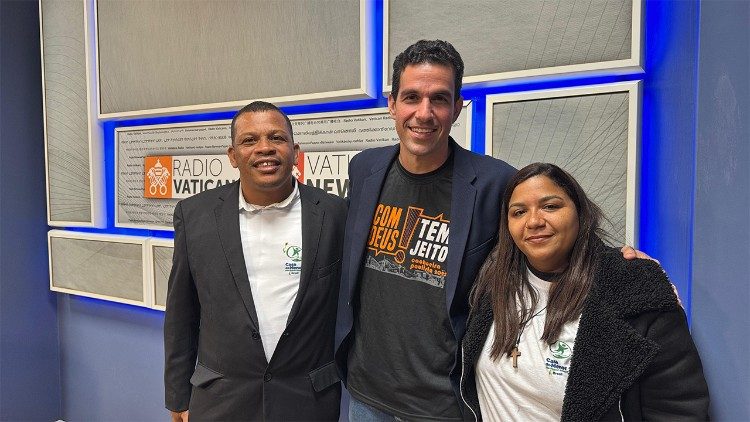 Carlos Alberto da Casa do Menor, Edwin Costa da Obra Lumen e Renata Barros da Casa do Menor