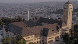 L'Augusta Victoria Hospital sul Monte degli Ulivi