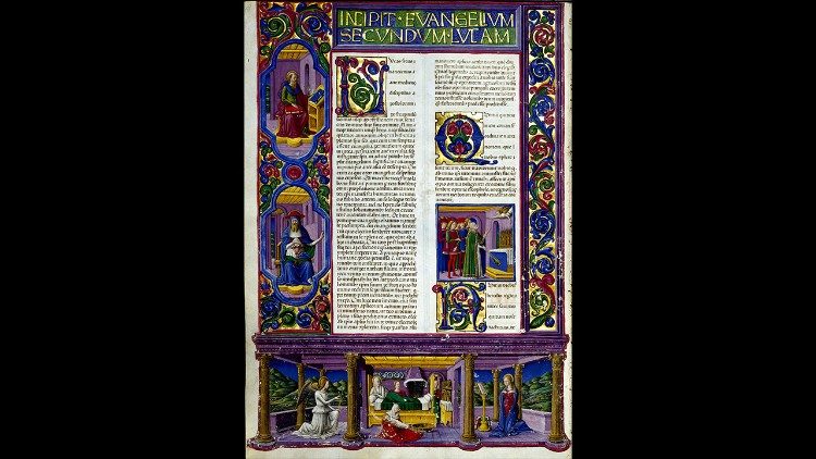 Páginas iluminadas de la Biblia de Borso del Este