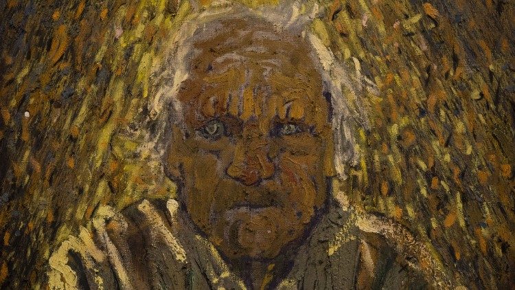 Un dettaglio del quadro "La confessione di Pietro"