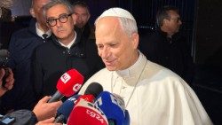 Papa Leon al XIV-lea la Castel Gandolfo. 