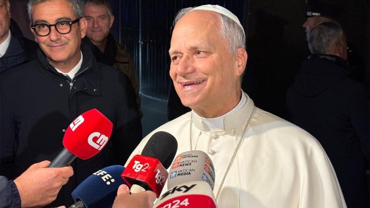 Papież Leon XIV w Castel Gandolfo