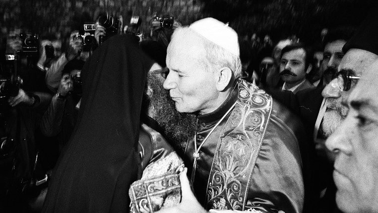 Św. Jan Paweł II podczas pielgrzymki do Turcji